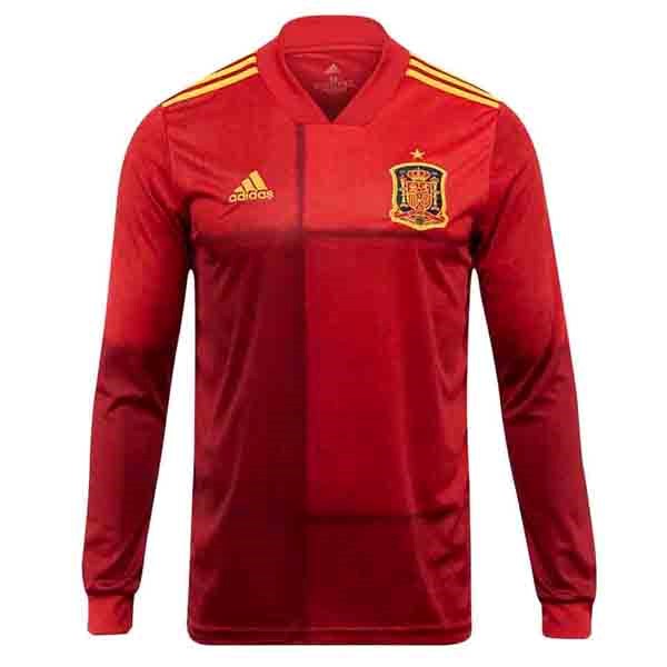 Heimtrikot Thailand Spanien ML 2020 Rote Günstige Fußballtrikots